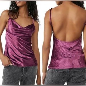 NWT Free People All night velvet tunic
